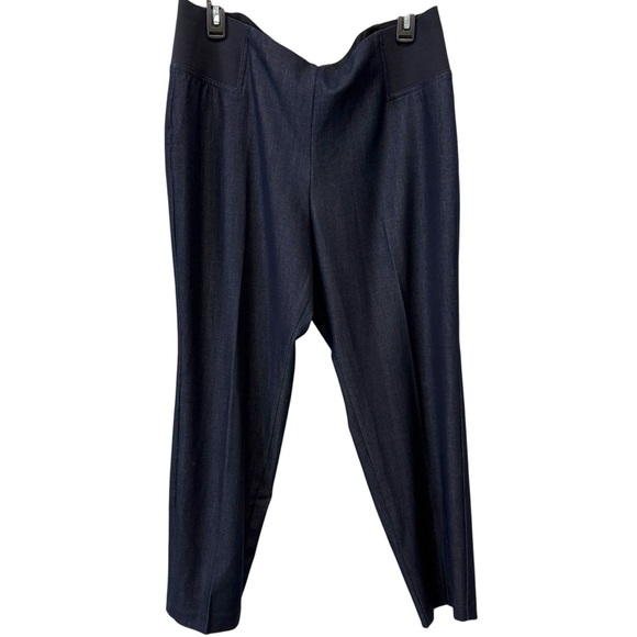 TanJay Petite Pull On Dark Blue Pants with stretch 14P - Picture 3 of 17